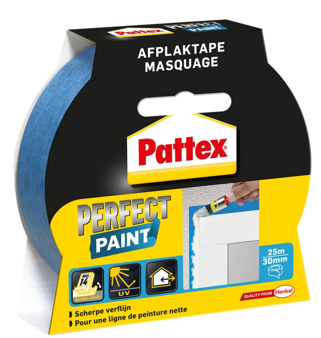 Pattex Afplaktape 'Perfect Paint' 25Mx30Mm-Brico Outlet