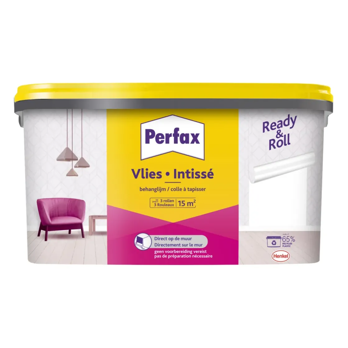 Perfax Behanglijm Ready&Roll Vlies 2,25Kg-Brico Outlet
