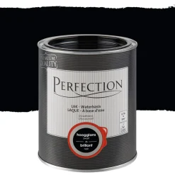 Perfection Lak Ultradekkend Hoogglans Koolstoff Zwart 750Ml-Brico Clearance