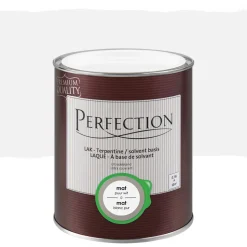 Perfection Lak Ultradekkend Mat Terpentine Puur Wit 750Ml-Brico
