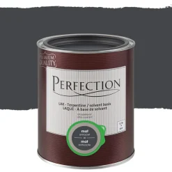 Perfection Lak Ultradekkend Mat Terpentine Antraciet 750Ml-Brico Sale