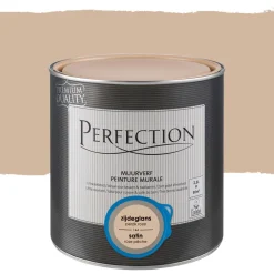 Perfection Muurverf Ultradekkend Zijdeglans Perzik Roze 2,5L-Brico New