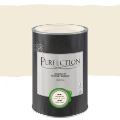Perfection Muurverf Ultradekkend Mat Gebroken Wit 1L-Brico Best
