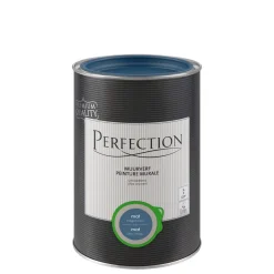 Perfection Ultradekkende Muurverf Indigoblauw Mat 1L-Brico Hot