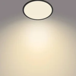 Brico Philips Plafondlamp Superslim Zwart O30Cm 18W