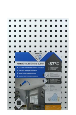Brico Plafondtegel Noma Acoustic Style Polystyreen 58,5X39X3,2Cm 4St New