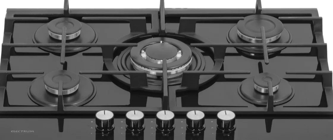 Brico Plaque De Cuisson A Gaz Electrum Sur Verre Ps 7051 Cr Hot