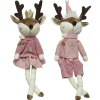 Brico Pluche Rendier Polyester Roze 12X11X46Cm 1 Stuk Best