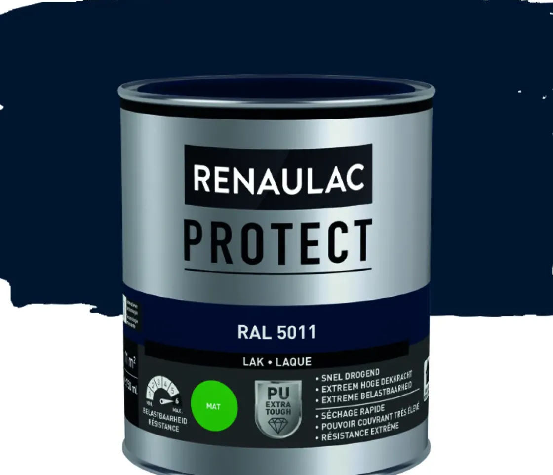 Renaulac Lak Protect Ral5011 Mat 750Ml-Brico New