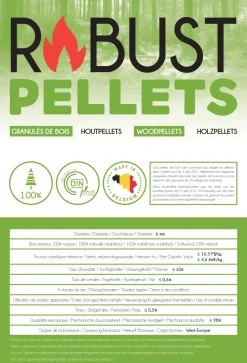 Brandstoffen<Brico Robust Pellets, 100% Naaldhout, Premium Kwaliteit 15Kg
