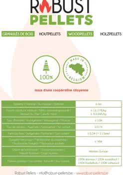 Brandstoffen<Brico Robust Pellets, 100% Naaldhout, Premium Kwaliteit 15Kg