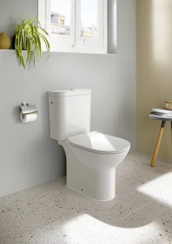 Brico Roca Duoblok Toilet Athena I Pk Afvoer I Soft-Close Toiletzitting Wit Best