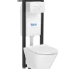 Brico Roca Inbouwreservoir Set Heracles | Soft-Close Toiletzitting | Randloos Toiletpot Hot