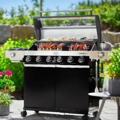 Rosle Gasbarbecue Videro G6-S Vario 30Mbar 110,5X65,5X65,5Cm-Brico Hot