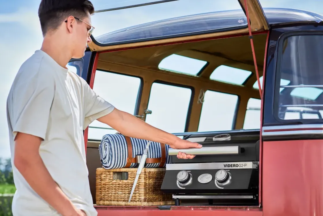 Rosle Gasbarbecue Videro G2-P 45X45X34,7Cm-Brico Online