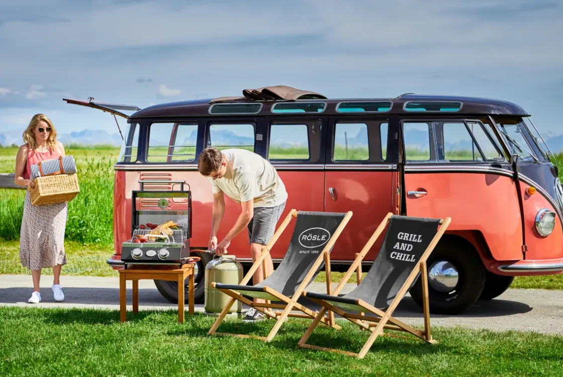 Rosle Gasbarbecue Videro G2-P 45X45X34,7Cm-Brico Online