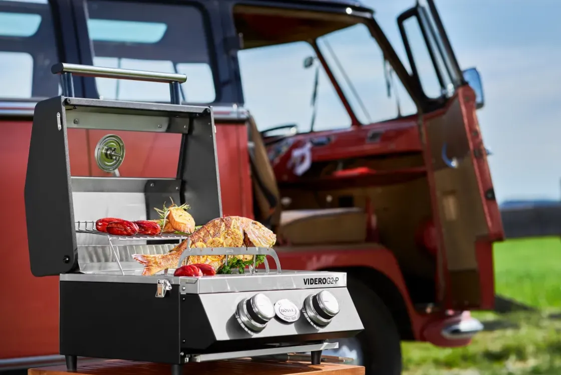 Rosle Gasbarbecue Videro G2-P 45X45X34,7Cm-Brico Online