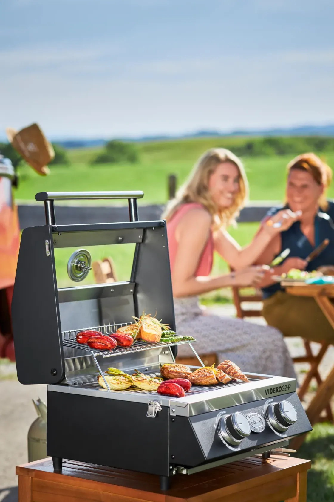 Rosle Gasbarbecue Videro G2-P 45X45X34,7Cm-Brico Online