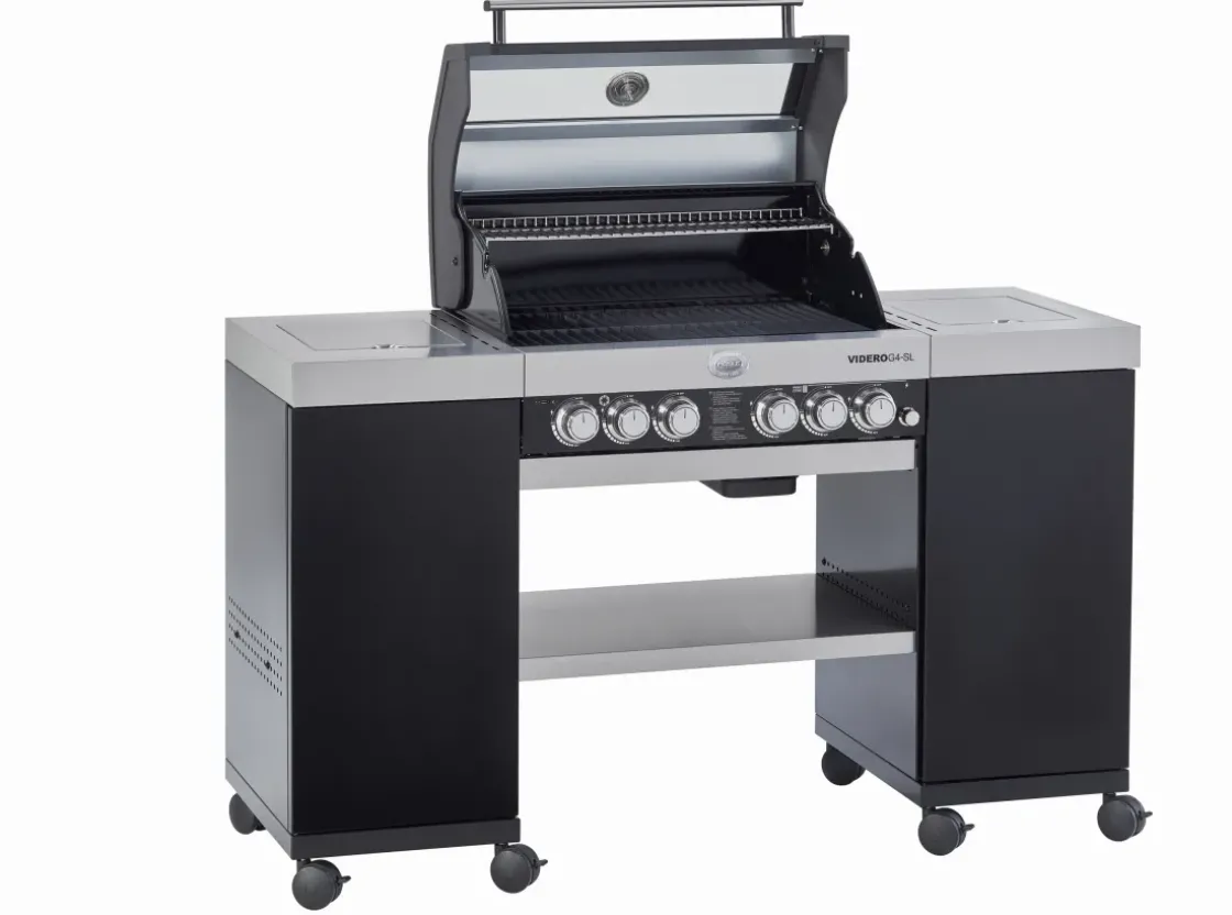 Rosle Gasbarbecue Videro G4-Sl 30Mbar 154X60X118Cm-Brico New