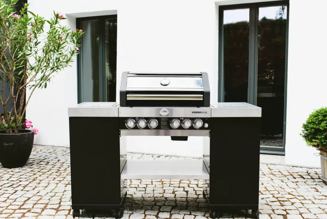 Rosle Gasbarbecue Videro G4-Sl 30Mbar 154X60X118Cm-Brico New