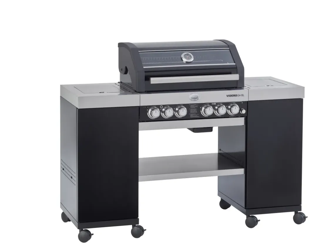 Rosle Gasbarbecue Videro G4-Sl 30Mbar 154X60X118Cm-Brico New