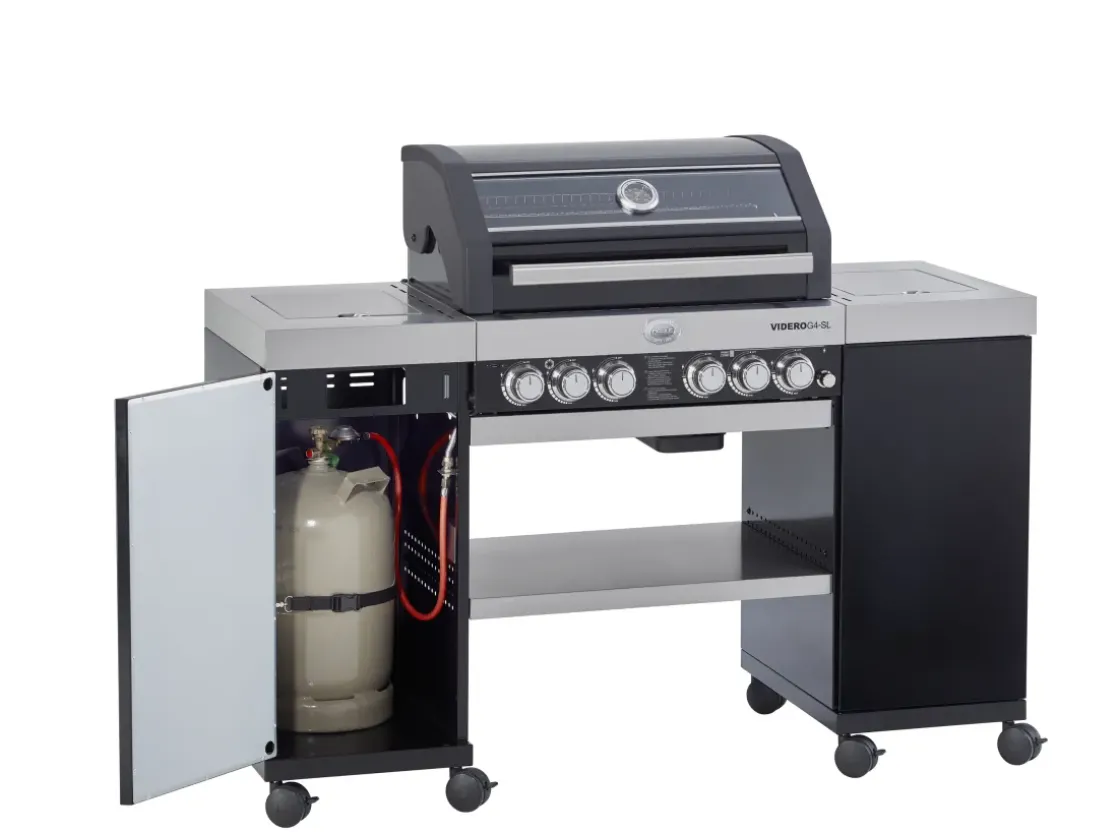 Rosle Gasbarbecue Videro G4-Sl 30Mbar 154X60X118Cm-Brico New
