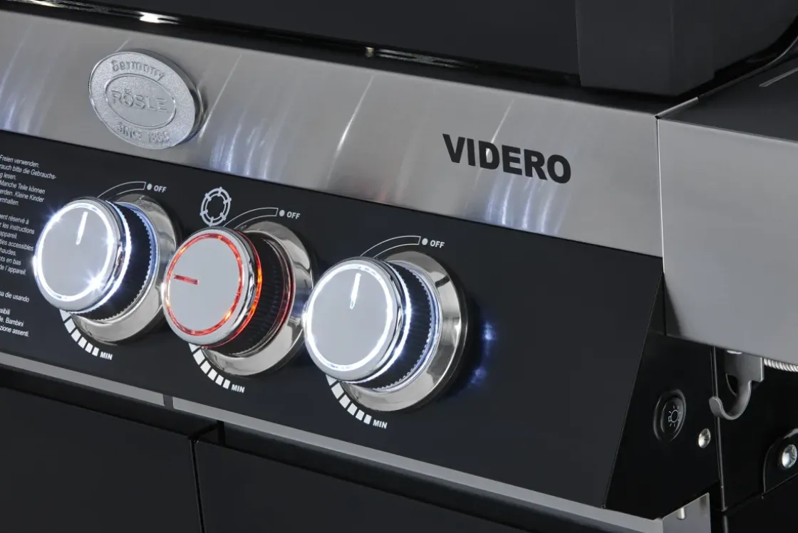 Rosle Gasbarbecue Videro G4-Sl 30Mbar 154X60X118Cm-Brico New