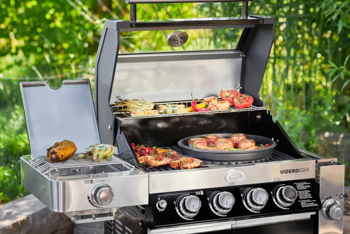 Rosle Gasbarbecue Videro G4-S Vario 30Mbar 81,5X65,5X65,5Cm-Brico Online
