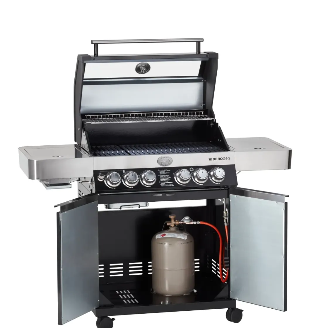Rosle Gasbarbecue Videro G4-S Vario 30Mbar 81,5X65,5X65,5Cm-Brico Online