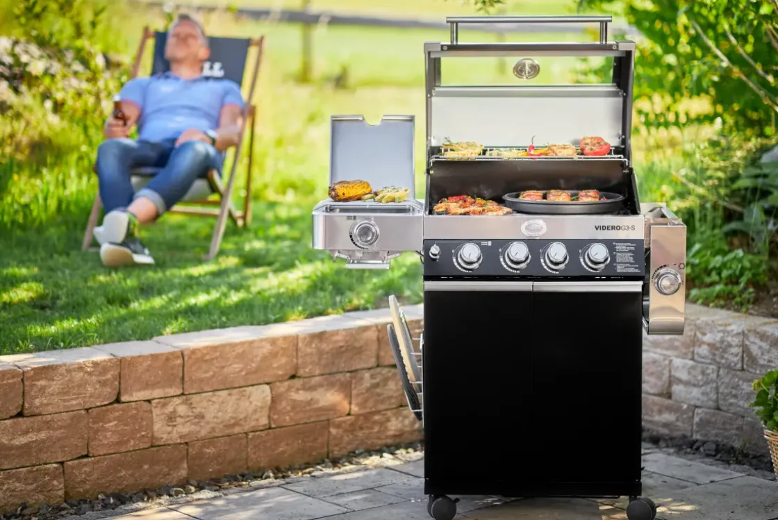 Rosle Gasbarbecue Videro G4-S Vario 30Mbar 81,5X65,5X65,5Cm-Brico Online