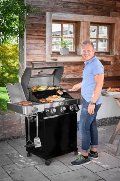 Rosle Gasbarbecue Videro G3-S Vario 30Mbar 70,5X65,5X65,5Cm-Brico Sale