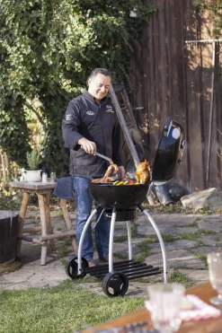 Rosle Houtskoolbarbecue No. 1 Sport F50 + Beschermhoes 69,5X67X99Cm-Brico Online