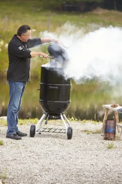 Rosle Houtskoolbarbecue Smoker F50-S No.1 69X38X136Cm-Brico Hot