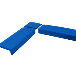 Rubber Rand Opsluitband L-Vormig - 100X40X14,5 Cm - Blauw-Brico Online