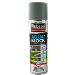 Rubson Spraycoating Aquablock Grijs 300Ml-Brico Hot