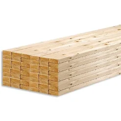 Brico Ruw Hout Witte Noorse Den 210 X 4,8 X 2,2 Cm - 10 Stuks Discount