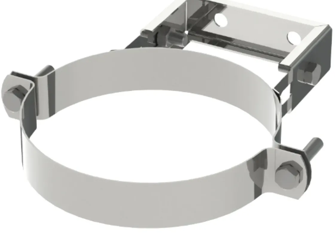 Kachelbuizen<Brico Saninstal Gegalvaniseerde Muurbeugel O 125Mm