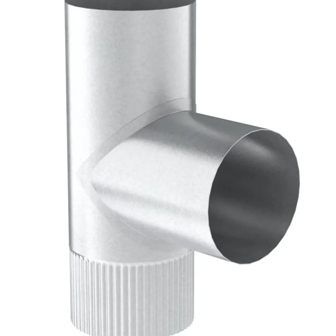 Kachelbuizen<Brico Saninstal T-Stuk 90° O150Mm Verzinkt