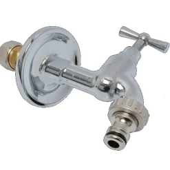 Brico Sanivesk Meerlagen Buitenkraan Met Rozet Chroom (Knel X Buitendraad) 16X2Mm X 1/2" Discount