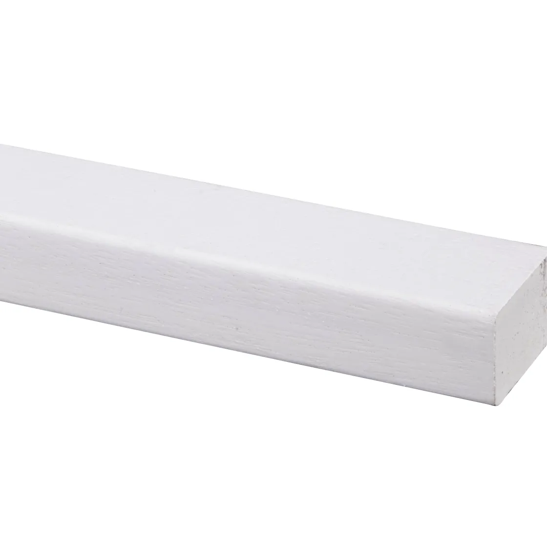 Brico Schaaflat Hardhout Gegrond Wit 27X44Mm 210Cm Best