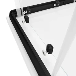 Brico Schulte Hoekinstap - Schuifdeur - 80-90X80-90X180 -Zwart - Helder Best