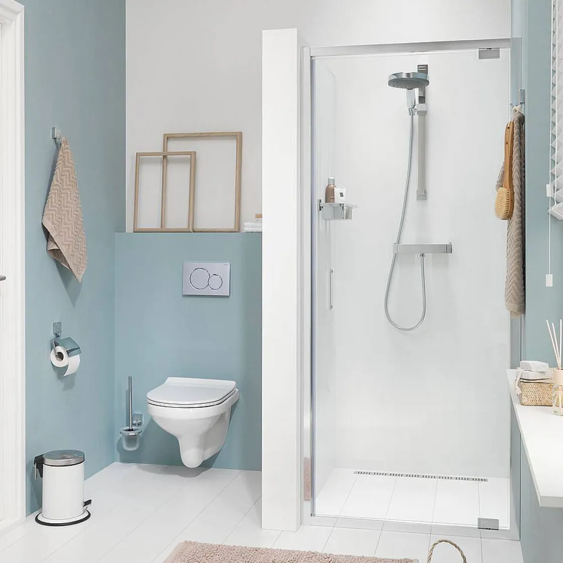 Brico Sealskin Compact Draaideur In Nis 800Mm | 6Mm Helder Veiligheidsglas New