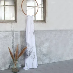 Brico Sealskin Douchegordijn Flow 180X200Cm Polyester Zwart/ Wit New