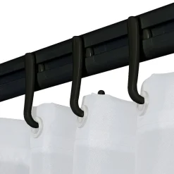 Brico Sealskin Easy Roll Douchegordijnstangset 90X90X90Cm Zwart Sale