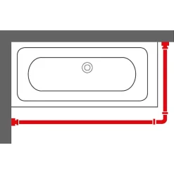 Brico Sealskin Easy Roll Douchegordijnstangset 90X90X90Cm Mat Aluminium Sale