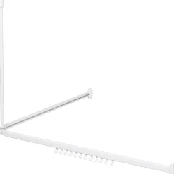 Brico Sealskin Easy Roll Douchegordijnstangset 90X90X90Cm Wit