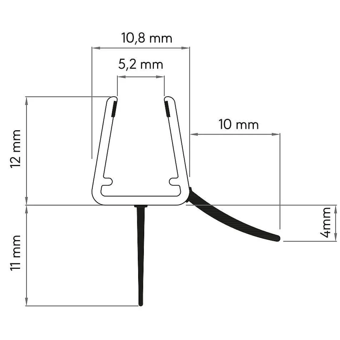 Brico Sealskin Get Wet Afdichtprofiel 6/8Mm Universeel Horizontaal 100Cm Transparant Online