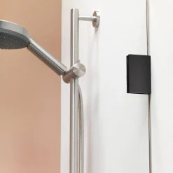 Brico Sealskin I Am Douchewand Walk In Type A1 (Alleen Vast Deel) 300Mm Mat Zwart | 8Mm Helder Veiligheidsglas +Antikalk Best