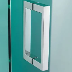 Brico Sealskin I Am Draaideur (Rechts) Voor Het Maken Van Een Hoekinstap 900Mm Chroom/Zilver Hoogglans | 8Mm Helder Veiligheidsglas + Antikalk Best