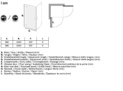 Brico Sealskin I Am Draaideur (Rechts) Voor Het Maken Van Een Hoekinstap 900Mm Chroom/Zilver Hoogglans | 8Mm Helder Veiligheidsglas + Antikalk Best